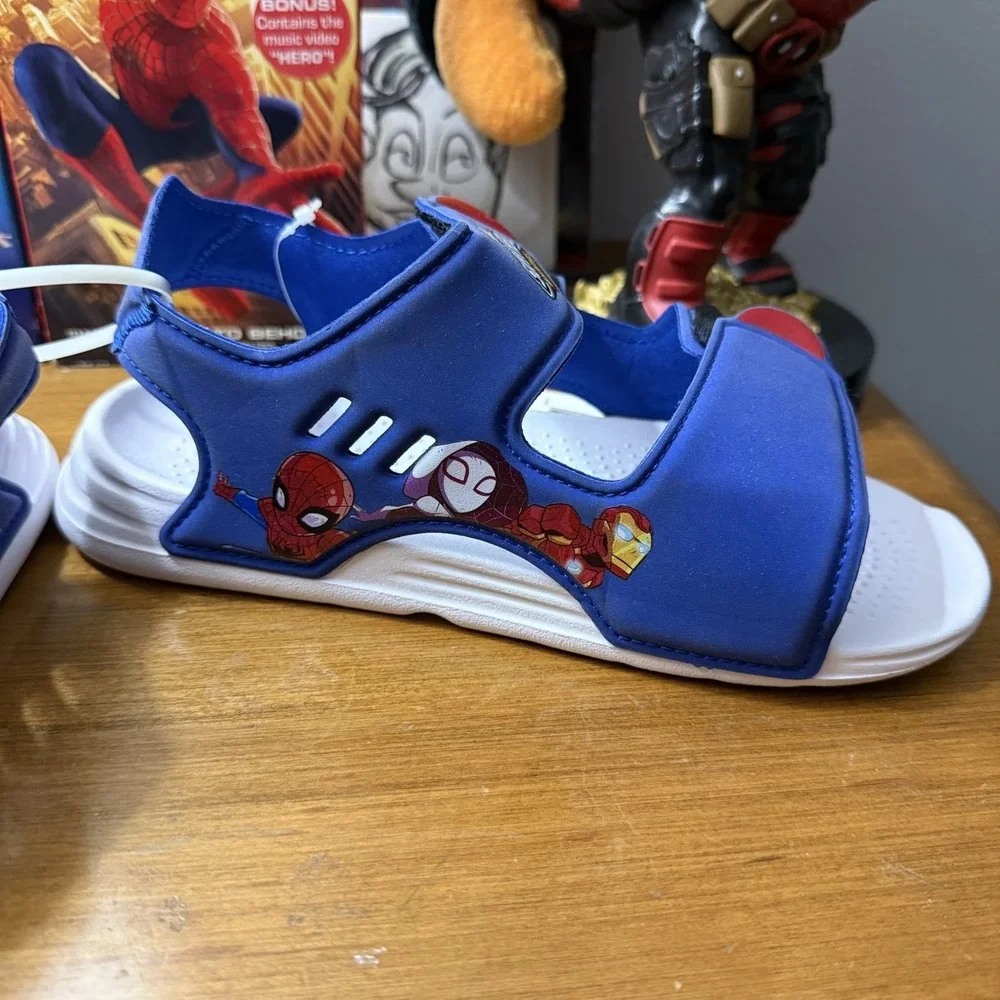 Marvel Superhero Adventures Boys Sandals Size 2‎ Little Kid Spider-Man Shoes
